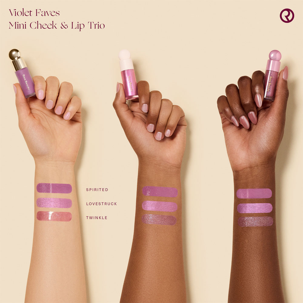 VIOLET FAVES LIP & CHEEK TRIO (SET PARA ROSTRO)